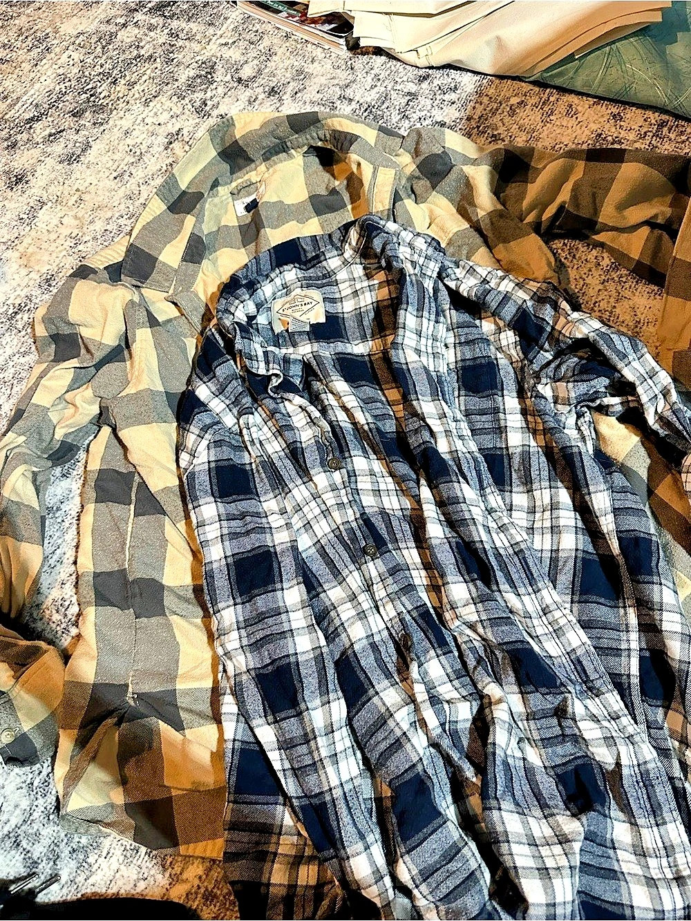 American Eagle Men's Plaid Cotton Button Down